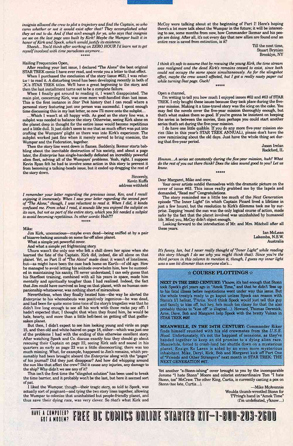 Read online Star Trek (1989) comic -  Issue #67 - 32