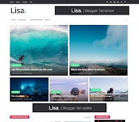 Theme Blossomtheme Premium Download Lisa Blogger Blogspot Template Gratis Responsive | Seo Friendly | Keren