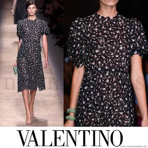 Crown Princess Mette-Marit wore Valentino Dress-Spring 2013 Ready-to-Wear