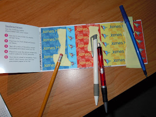 Personalized Labels for school and events