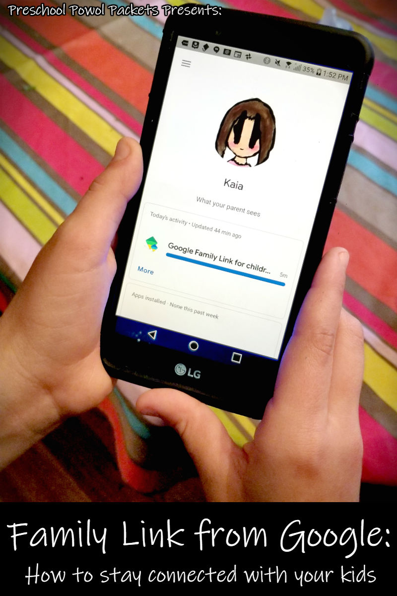 How to Use the Family Link App from Google to Connect With Your Kids! Preschool Powol Packets