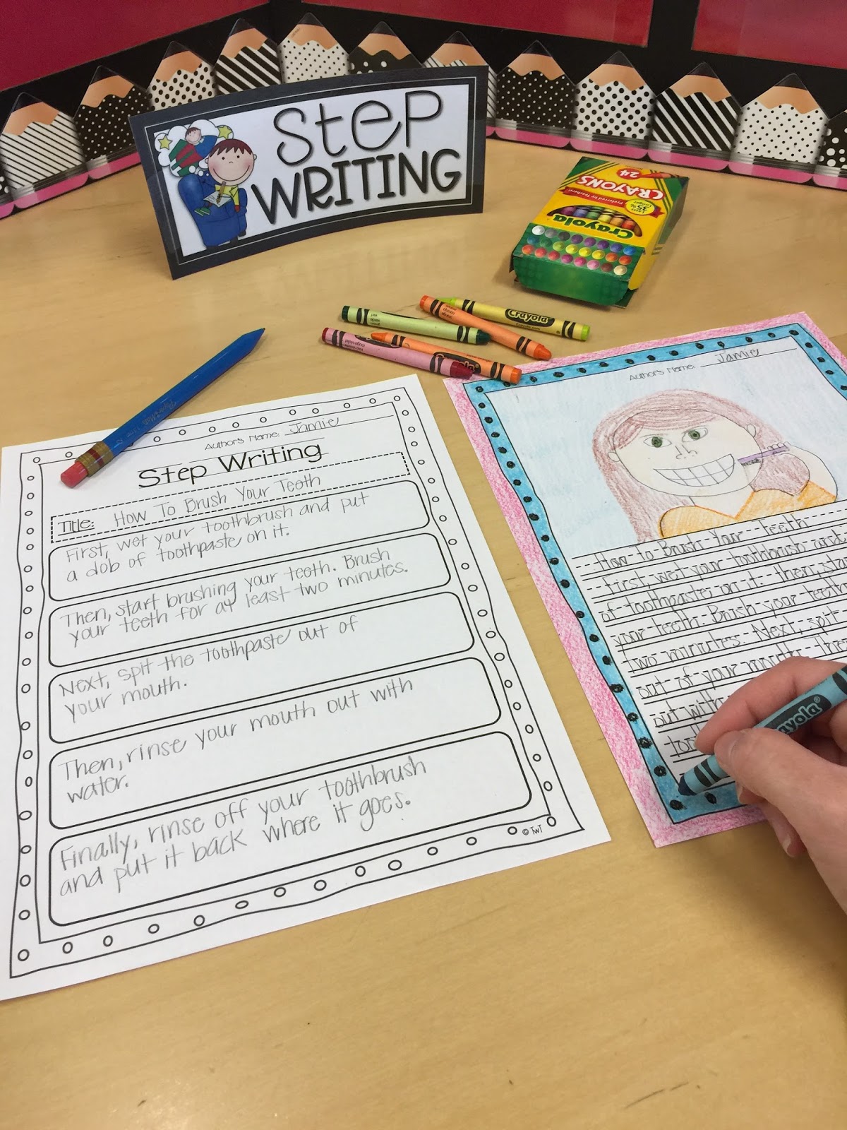 Teaching With Terhune: Writing Center Board with Tons of Activities for