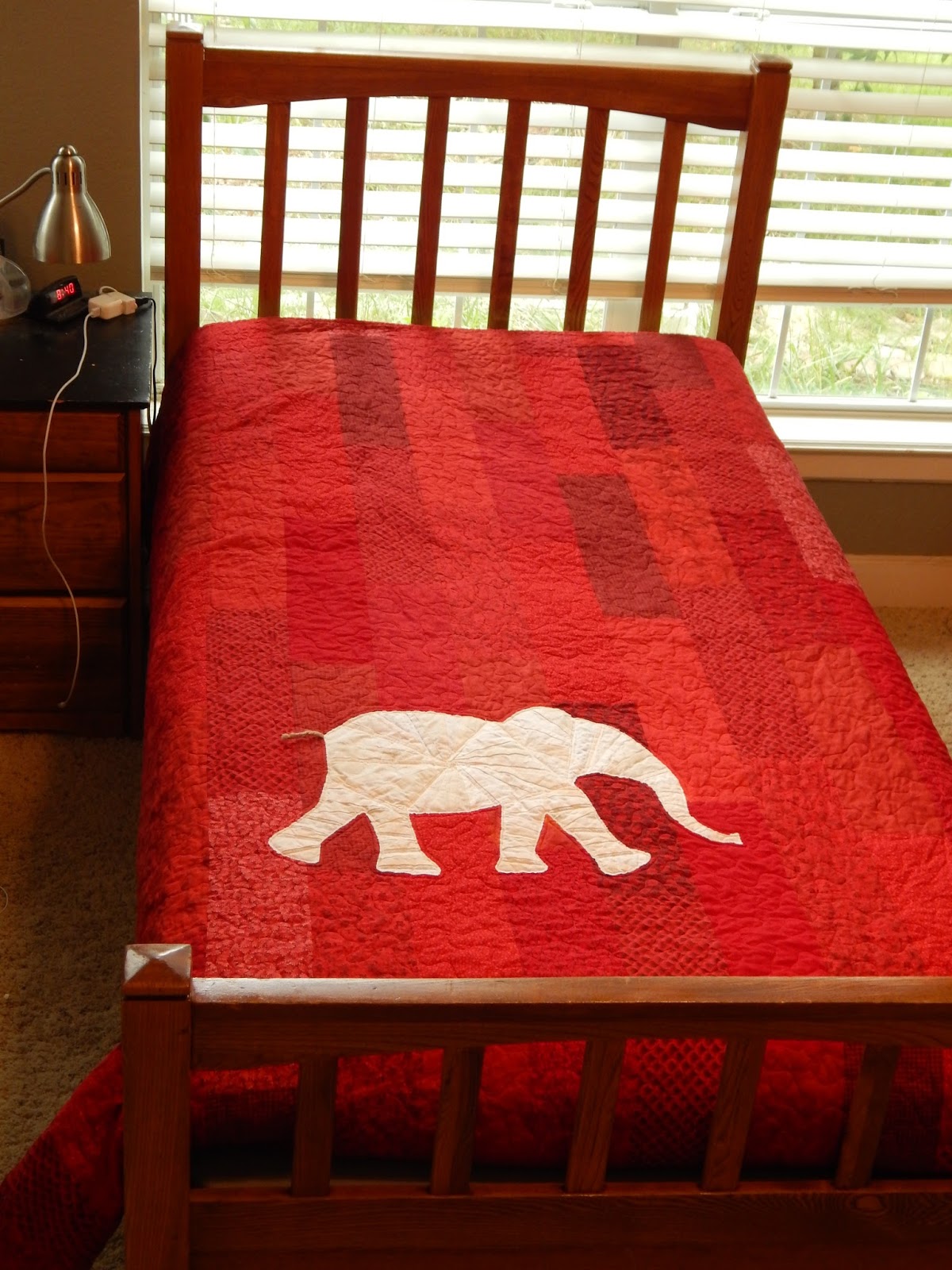 The Fleming's Nine University of Alabama Elephant Quilt