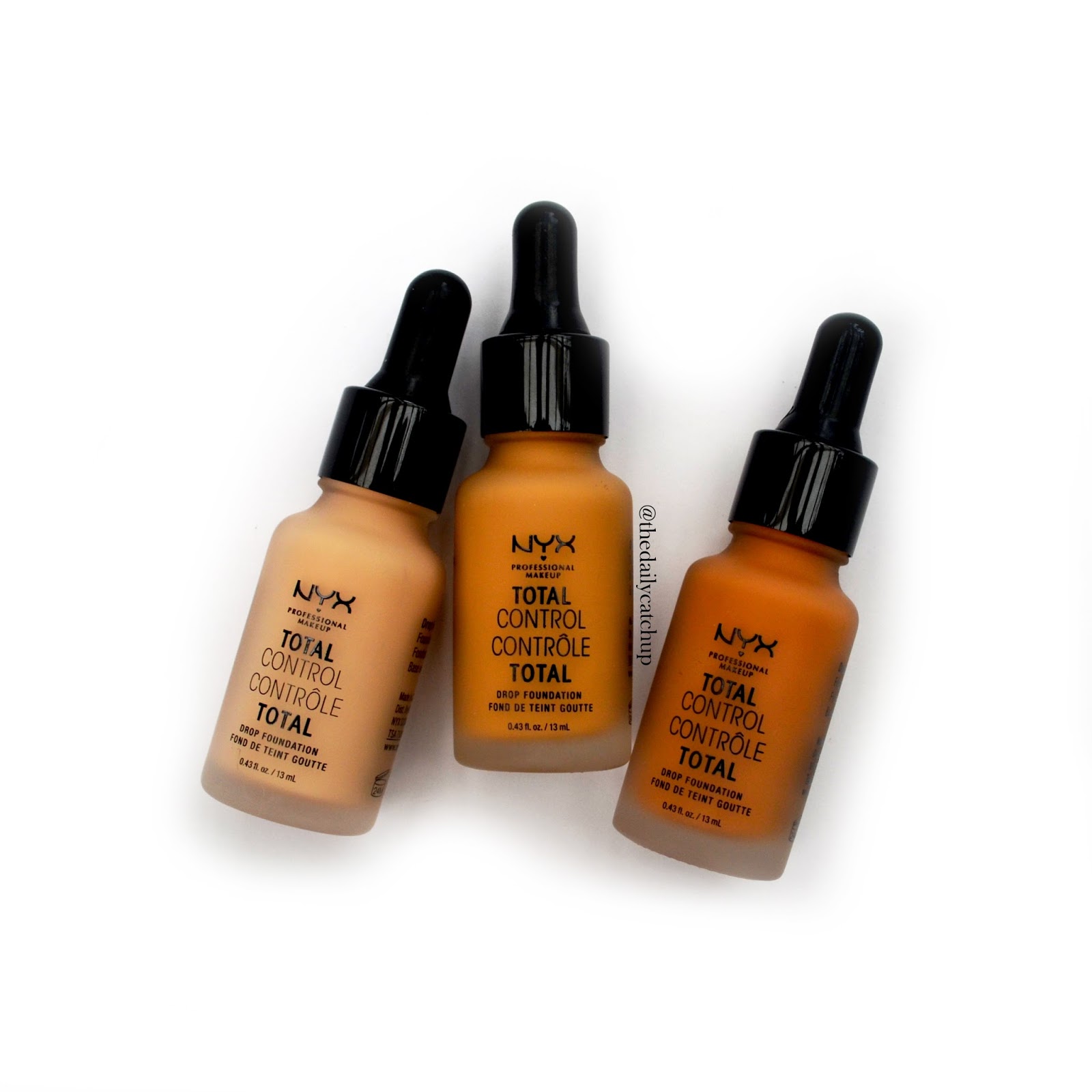NYX Total Control Drop Foundation Review The Daily Catchup