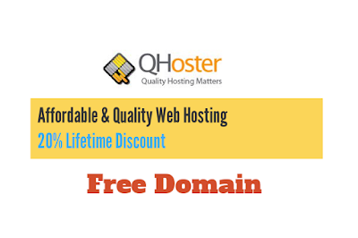 Cheapest and Best Web Hosting QHoster Free Domain