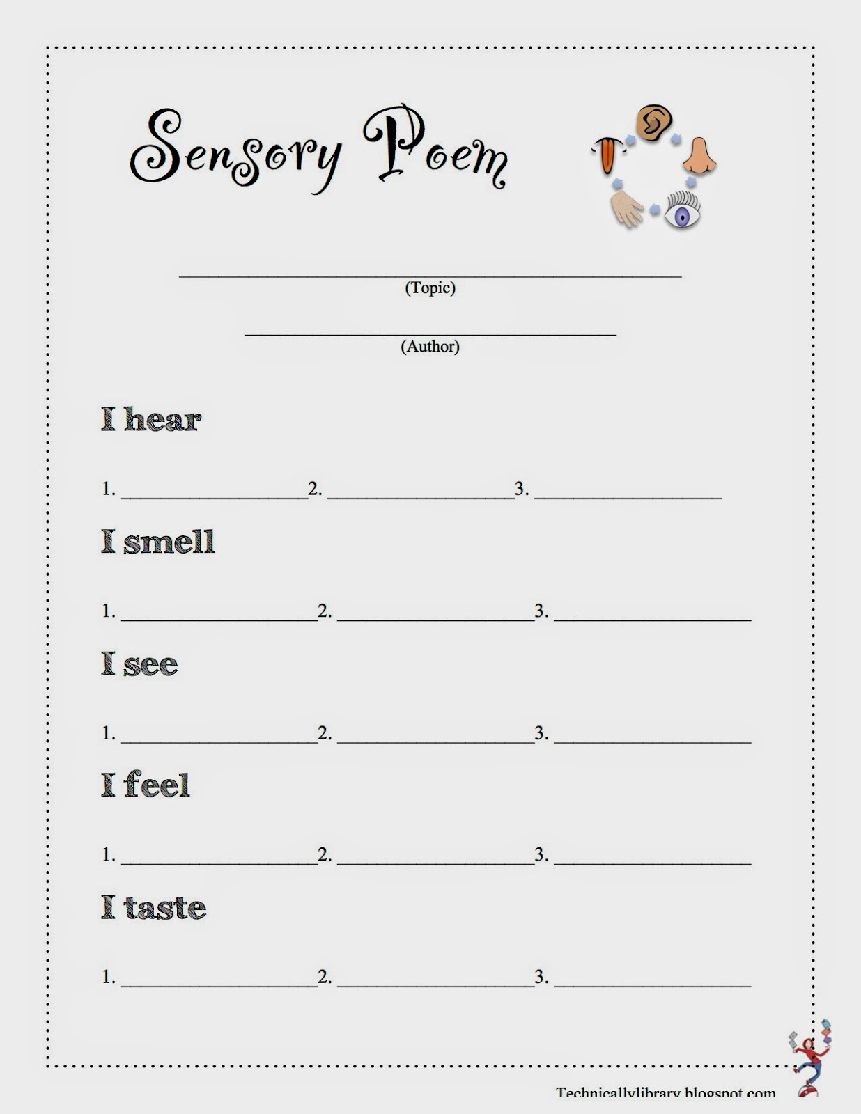 Examples Of Sensory Poems