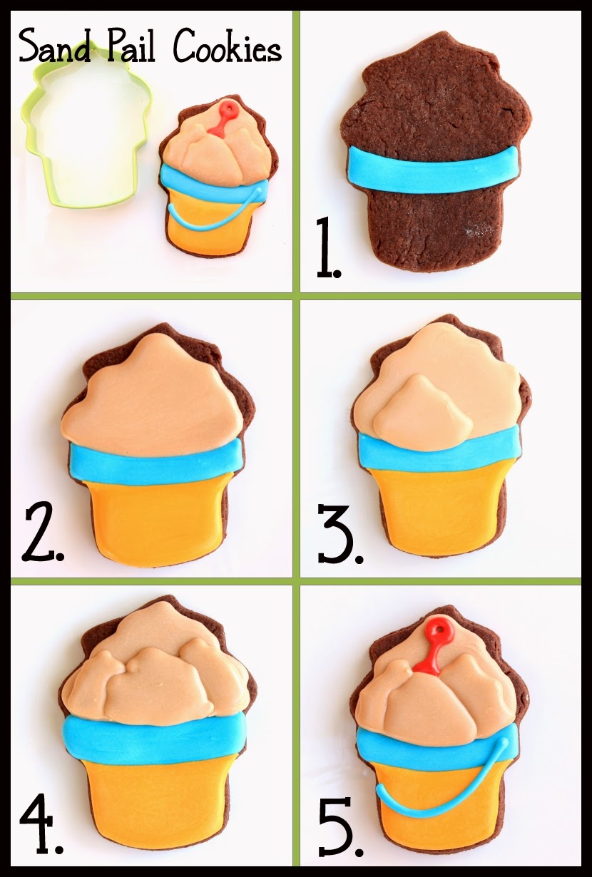 How to make sand pail cookies
