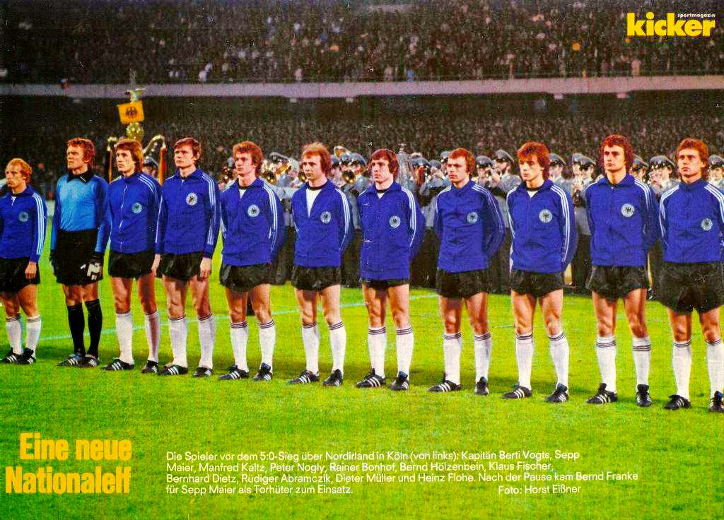 SELECCIÓN DE ALEMANIA FEDERAL contra Irlanda del Norte 27/04/1977