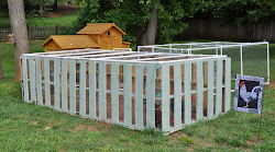 pallet fence chickens chicken run coop door backyard gurley glenn assorted thoughts jr