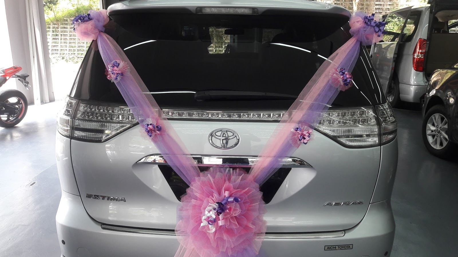Wedding Car Deco Hiasan Kereta Pengantin Selangor Toyota estima
