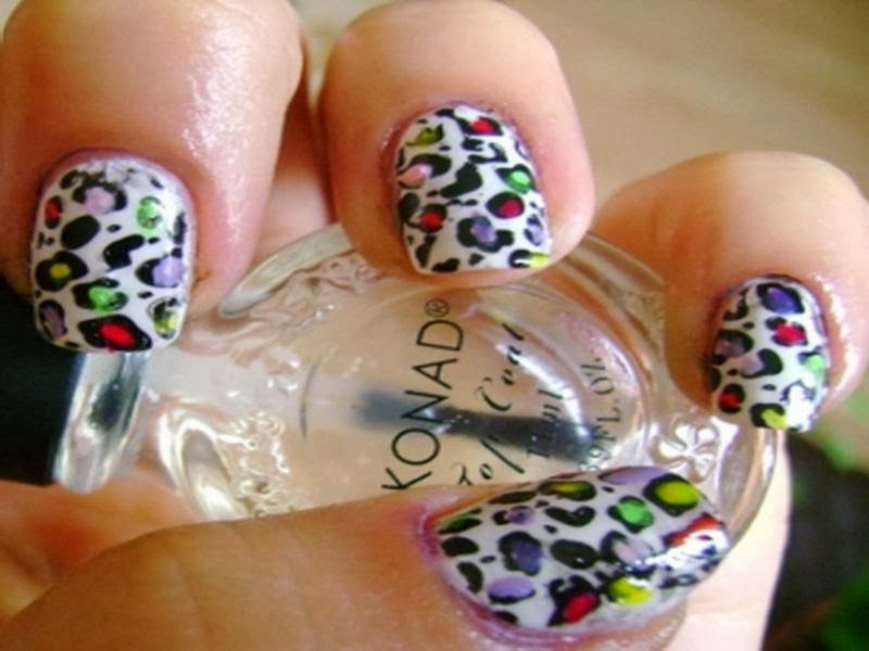 Nice Cheetah Nail Art Nail Art Ideas 101
