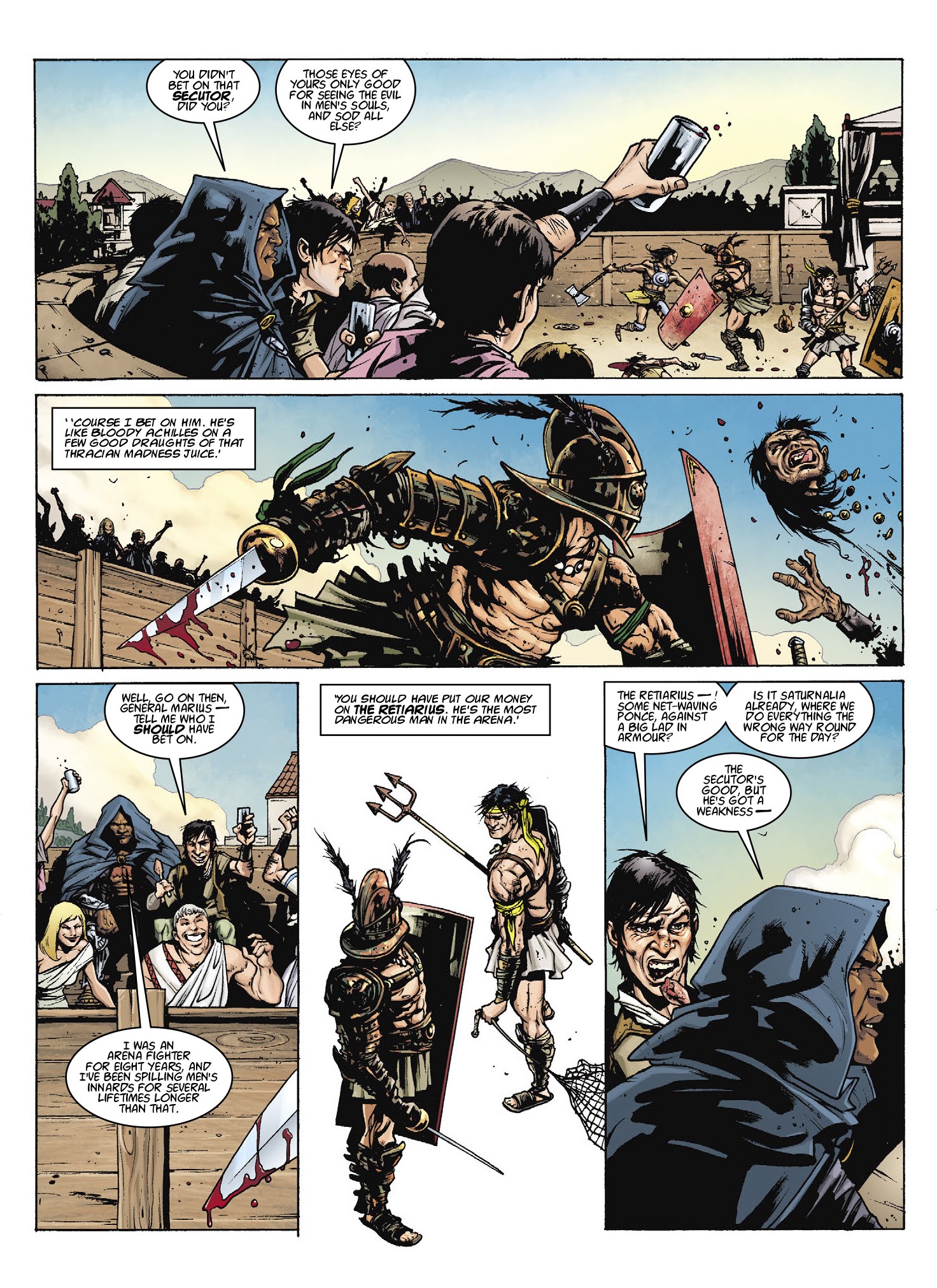 Read online Aquila: The Burning Fields comic -  Issue # TPB - 18