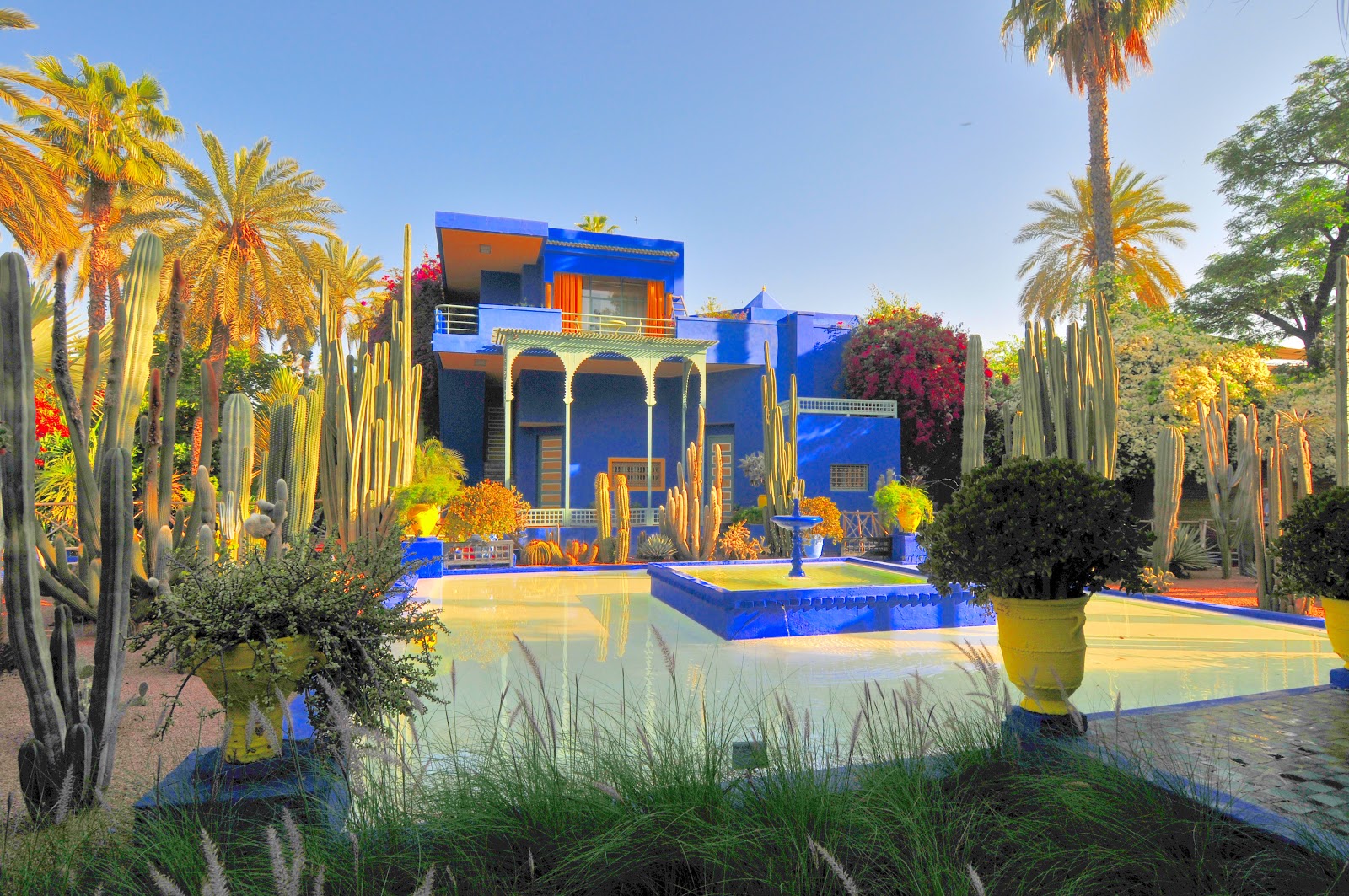 Les jardins de Majorelle chez mbarek