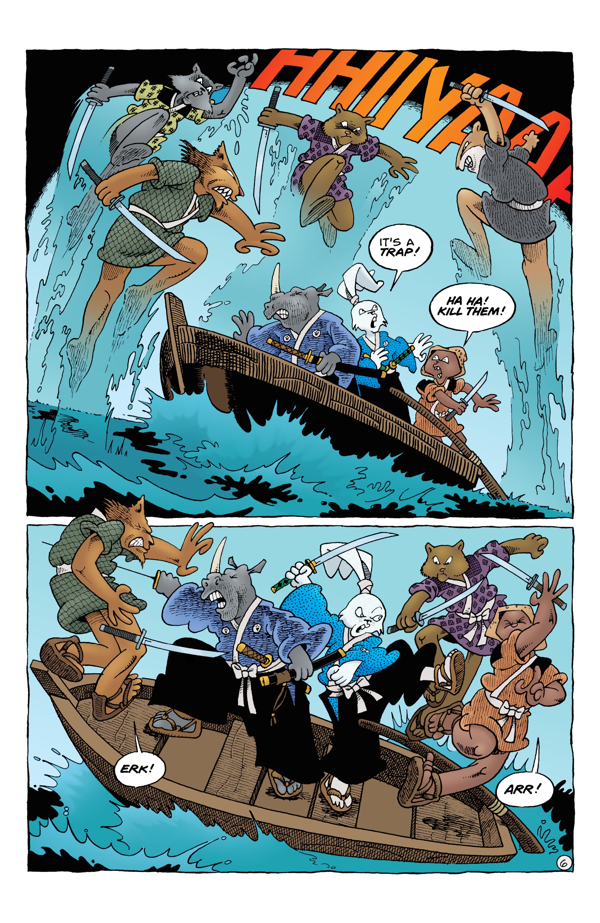 Read online Usagi Yojimbo: Wanderer’s Road comic -  Issue #5 - 7