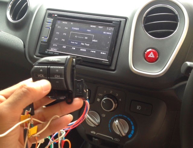 DIY Pasang Audio  Steering Remote di Honda  Mobilio  1234iwan 