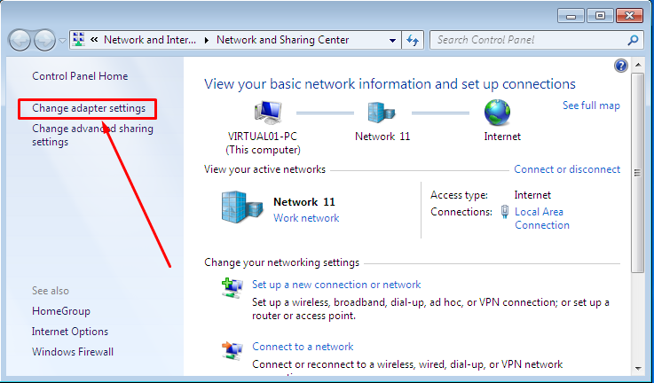 ethernet adapter local area connection