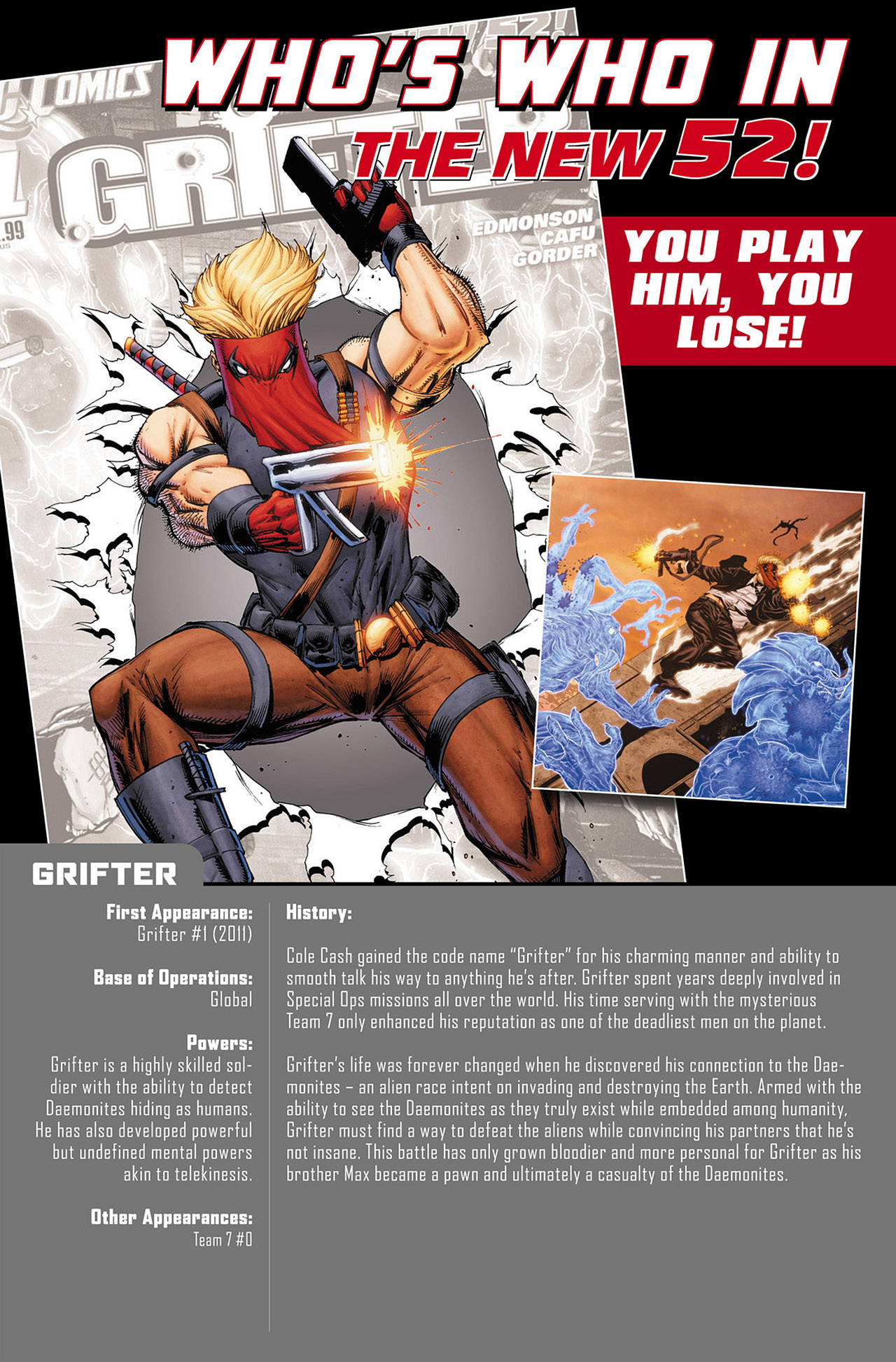 Read online Grifter (2011) comic -  Issue #0 - 21