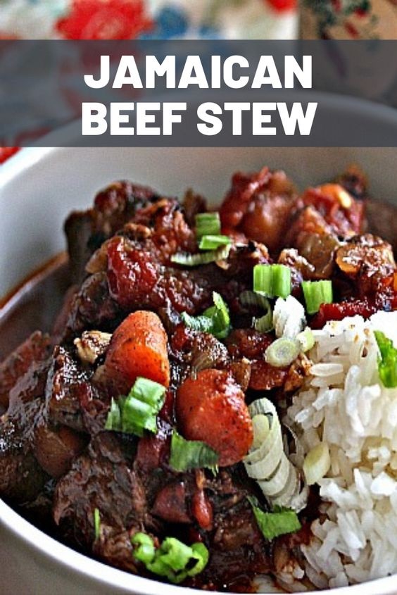 Jamaican Beef Stew With Rice Recipe