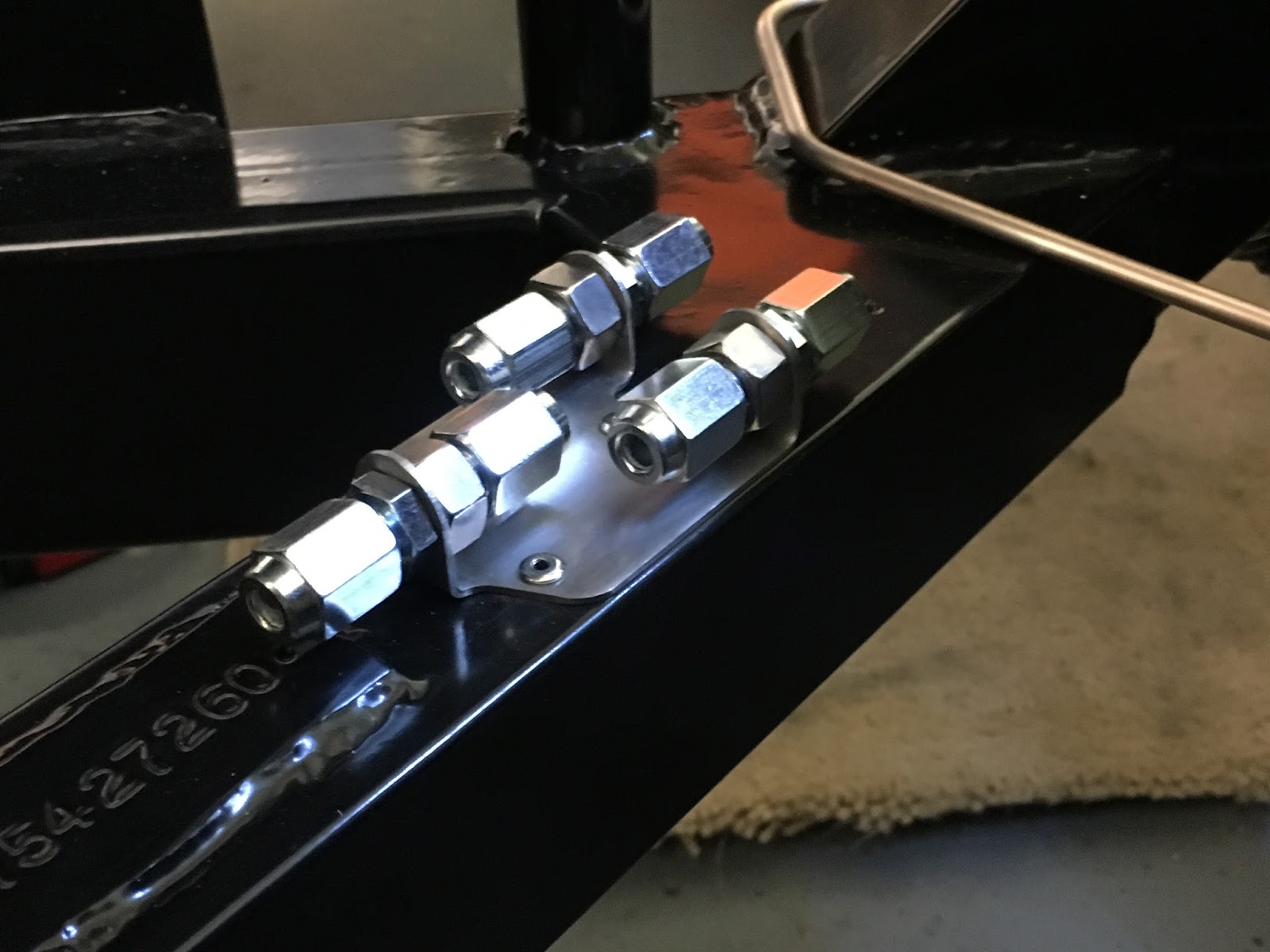 Stu's AK427 Build Brake & Clutch pipes Pt 2