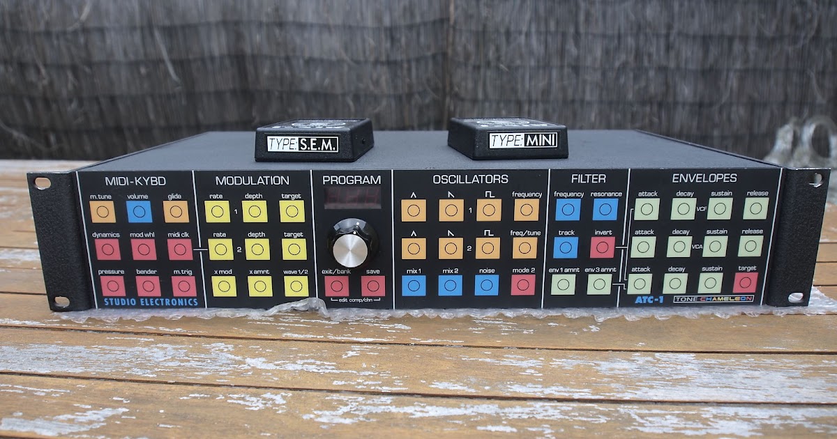 MATRIXSYNTH StudioElectronics ATC1 with Minimoog & S.E.M. Filters SN 1311