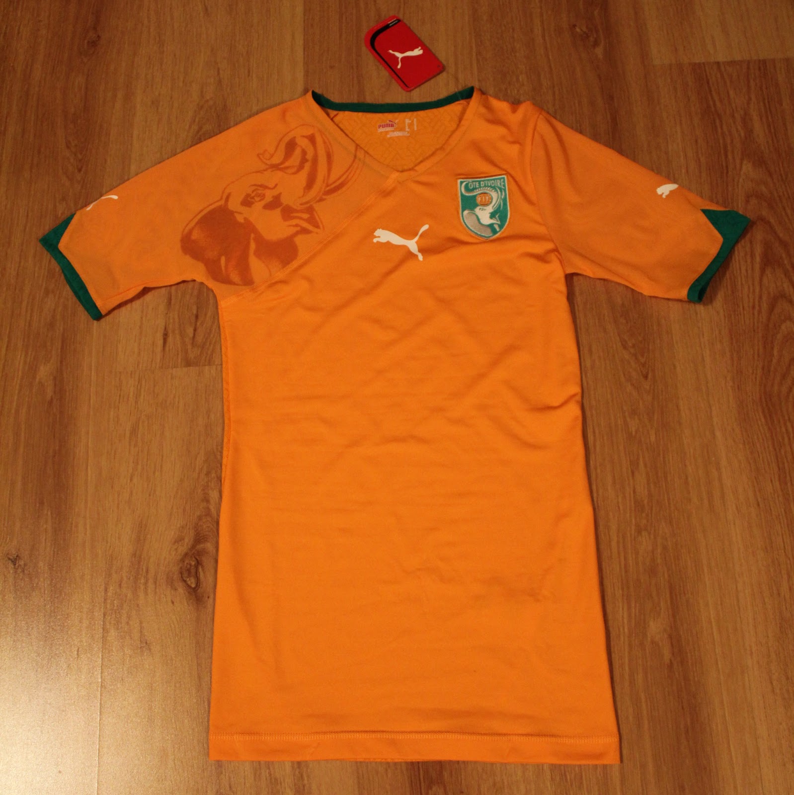 Solana's football shirt collection: Ivory Coast 2010/11 Home Kit - Limited Edition