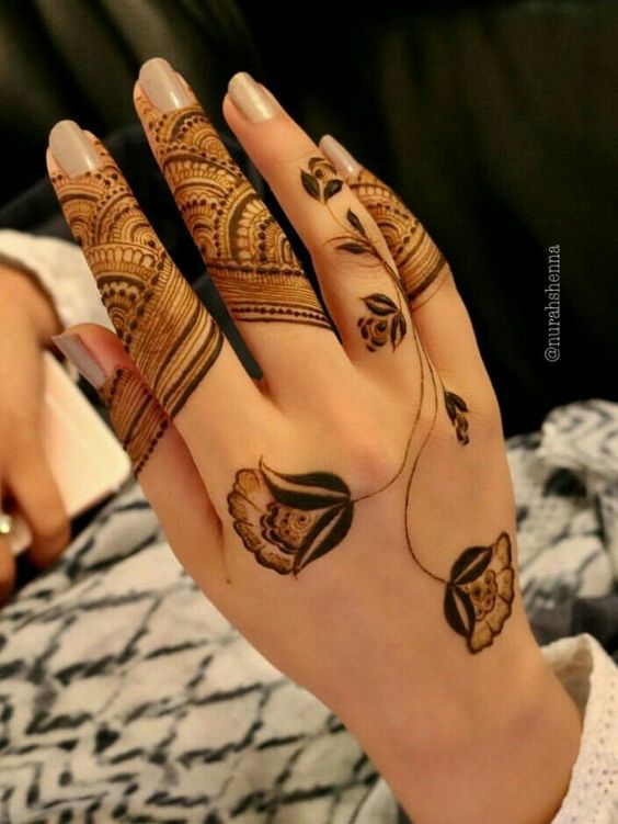 130 Simple and Easy Mehndi Designs For Hands | Bling Sparkle