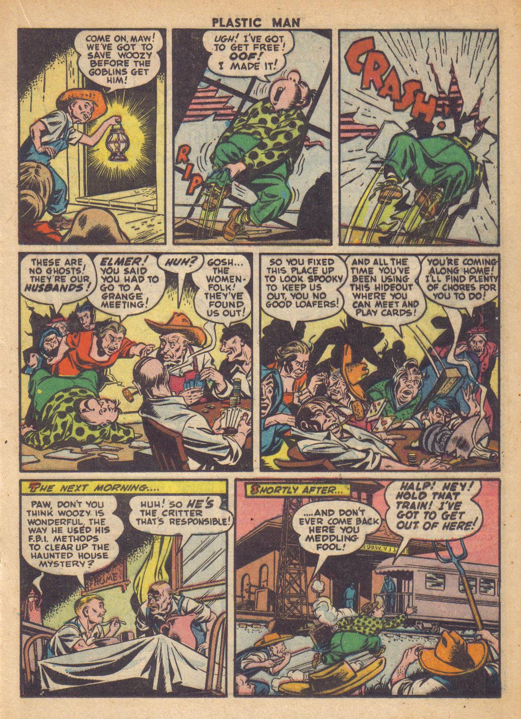 Read online Plastic Man (1943) comic -  Issue #39 - 17