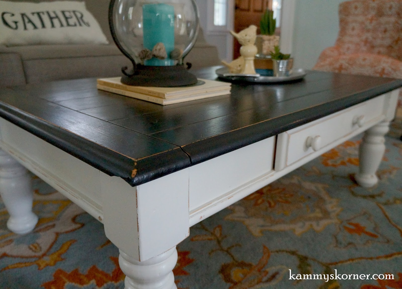 kammy's korner: coffee table redo & antique mirror tray vignette kammy's korner: coffee table redo & antique mirror tray vignette