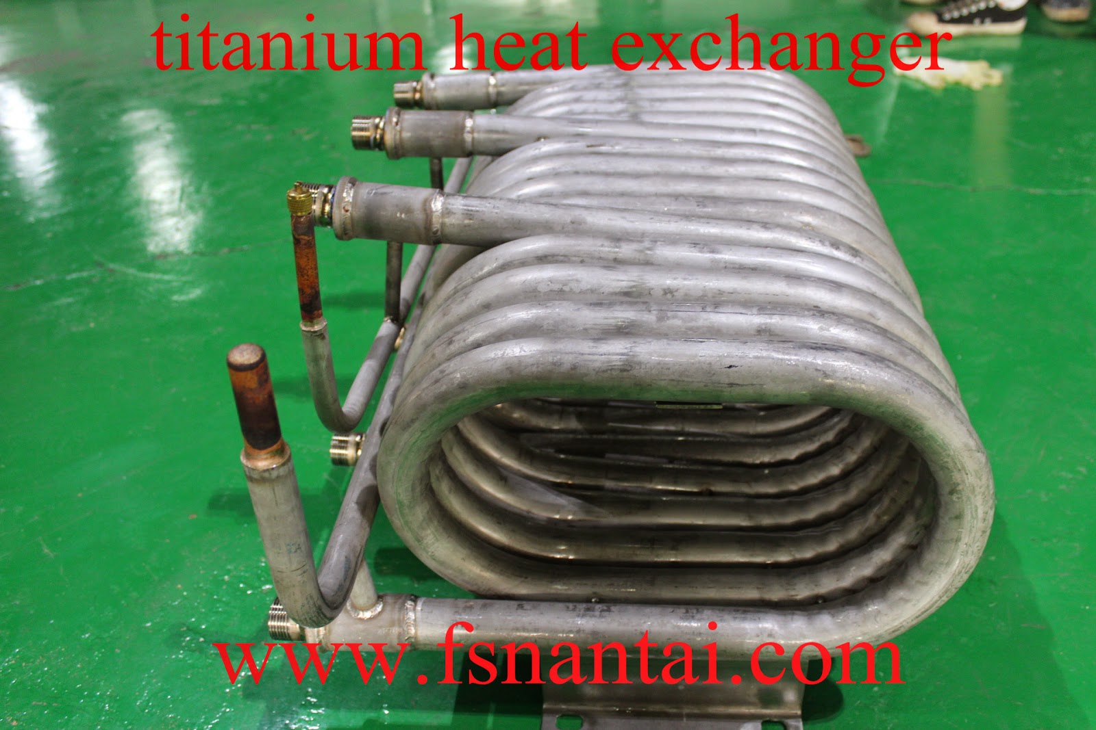 High Efficiency Coaxial Heat Exchanger/Condenser(Tube in Tube) Supply 15 Ton (180,000 Btu) Sea