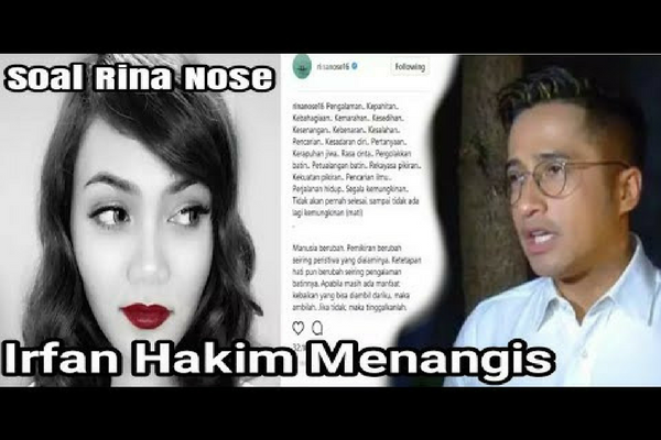 4 Hal Penyebab Rina Nose Terpaksa Lepas Hijabnya, Sampai Irfan Hakim Menangis Lihatnya