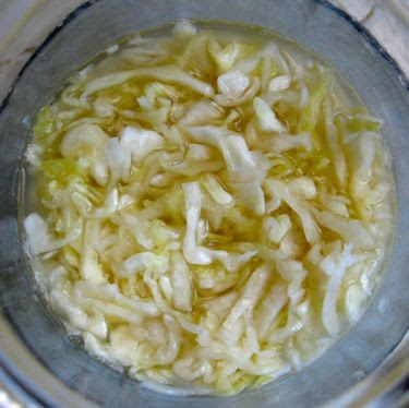 homemade sauerkraut