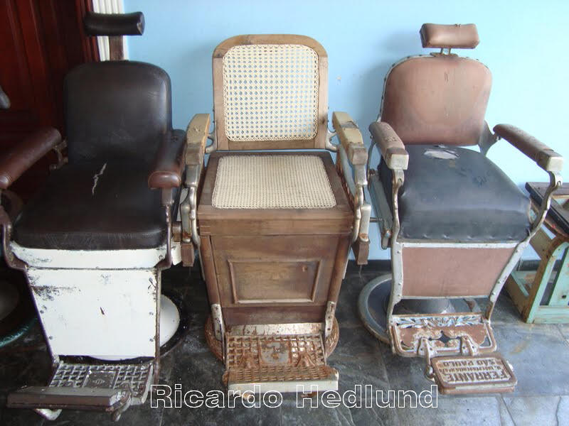 Cadeira ferrante usada em São Paulo