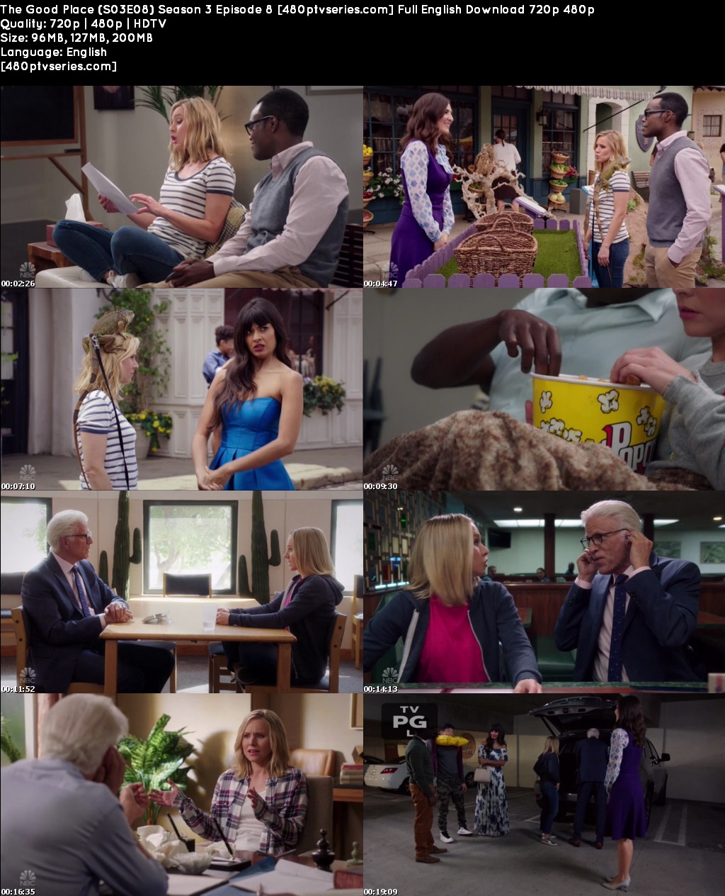 The Good Place (S03E08) Season 3 Episode 8 Full English Download 720p 480p