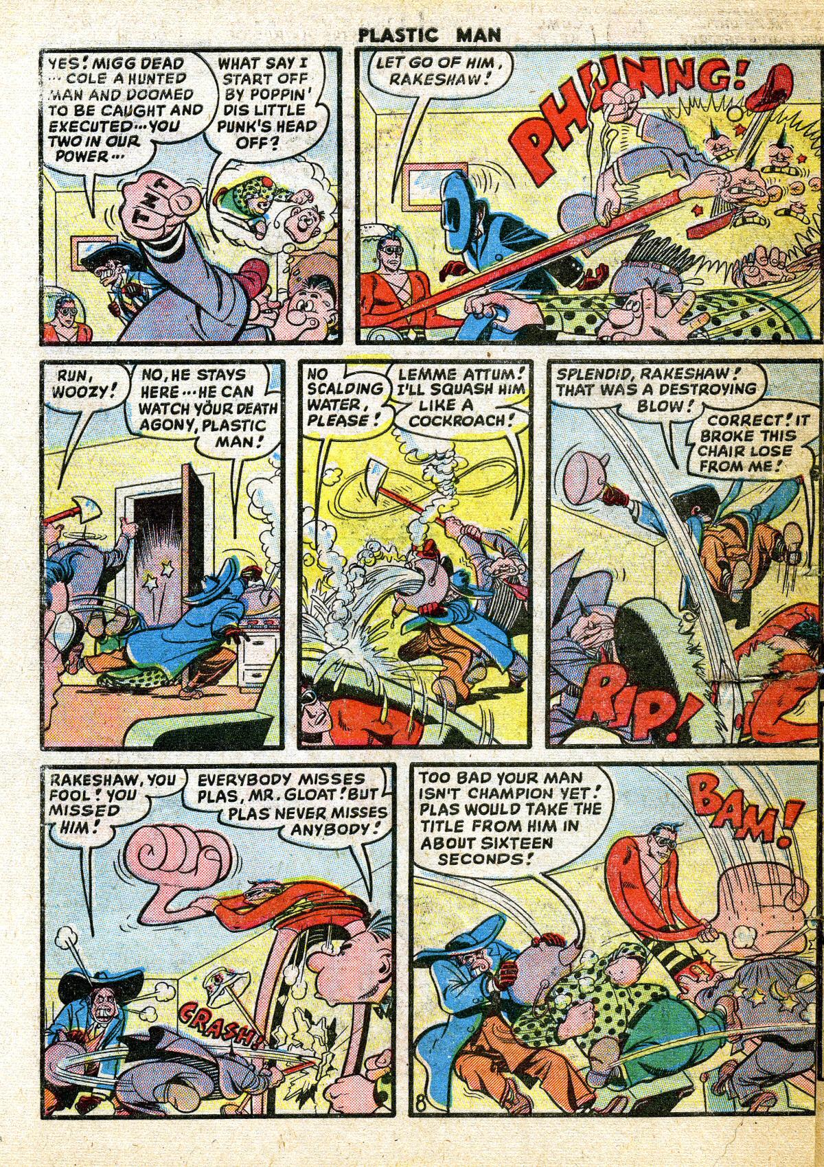 Read online Plastic Man (1943) comic -  Issue #19 - 30