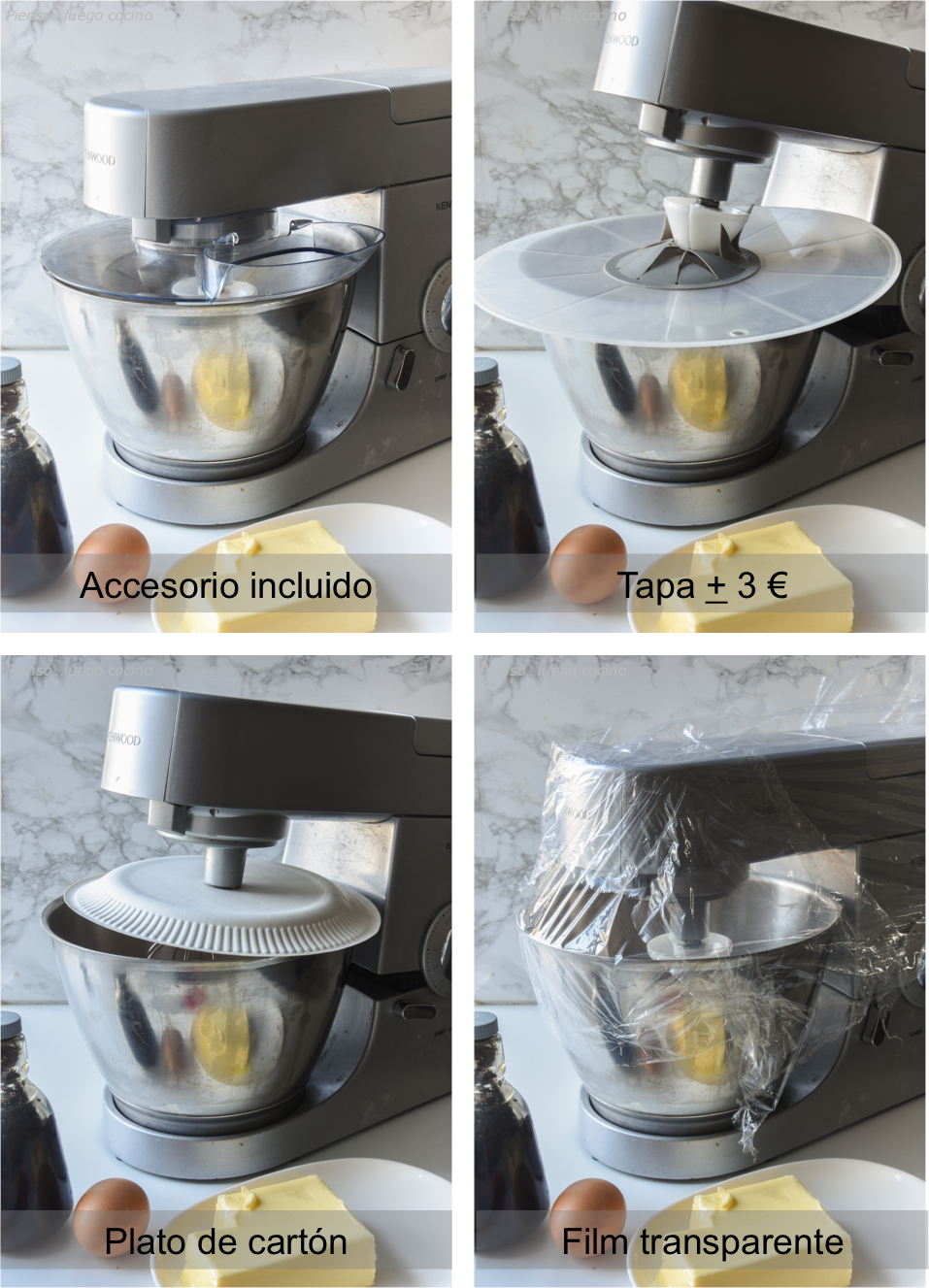 Pienso...luego cocino: Evitar salpicaduras al batir