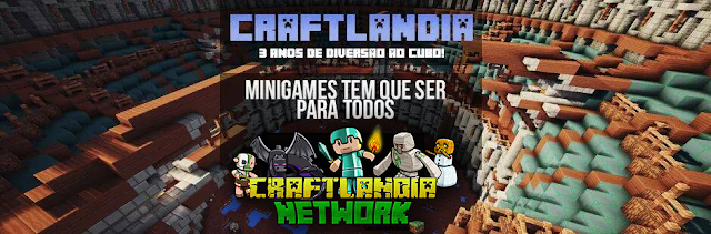 Conheça o Minecraft Minigames Server da Craftlandia Network!