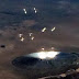 Pasajero de un avión capta en varias fotografías un OVNI luminoso en el desierto de Nevada