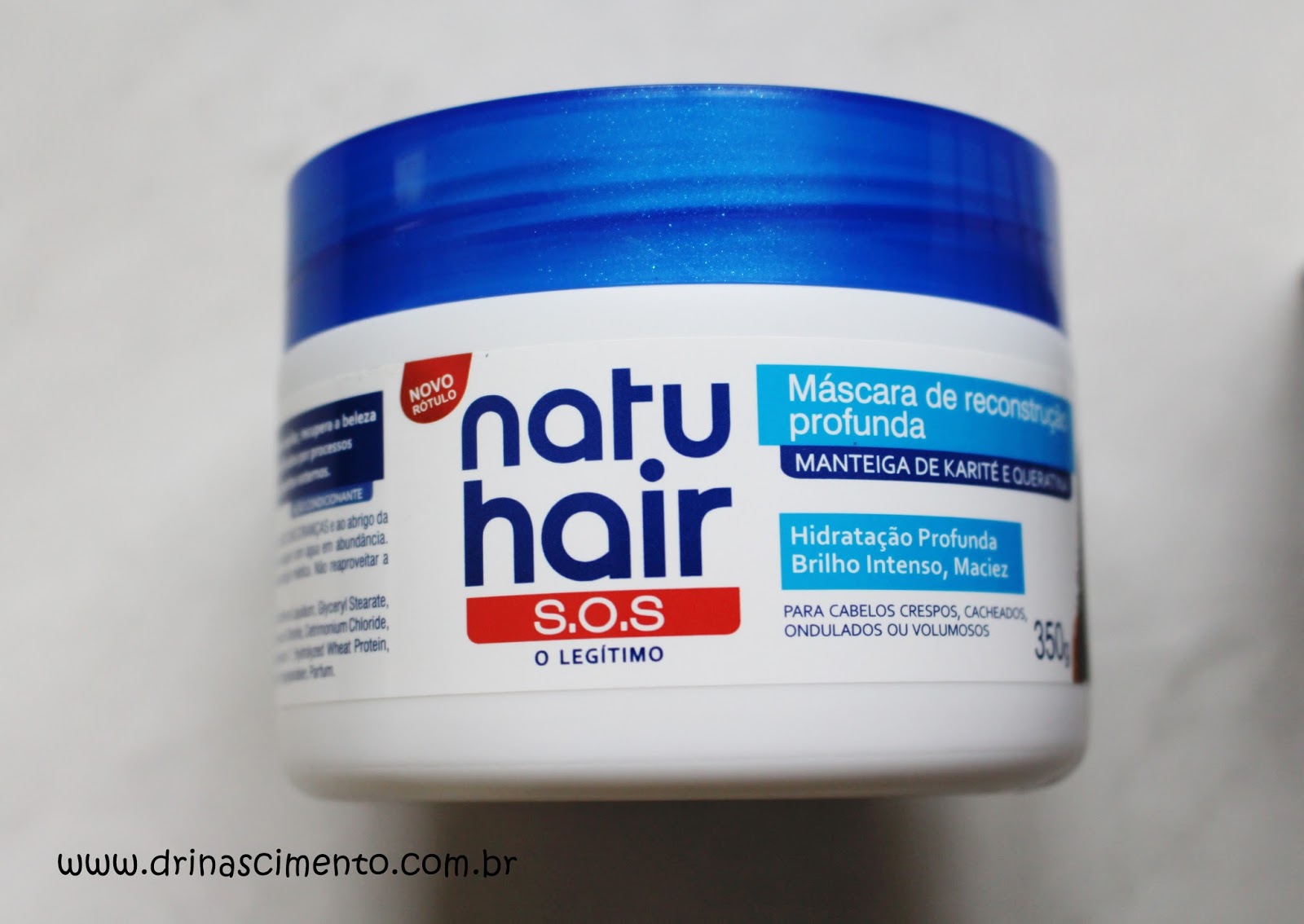 Dri Nascimento NATU HAIR MÁSCARA DE RECONSTRUÇÃO PROFUNDA SKAFE