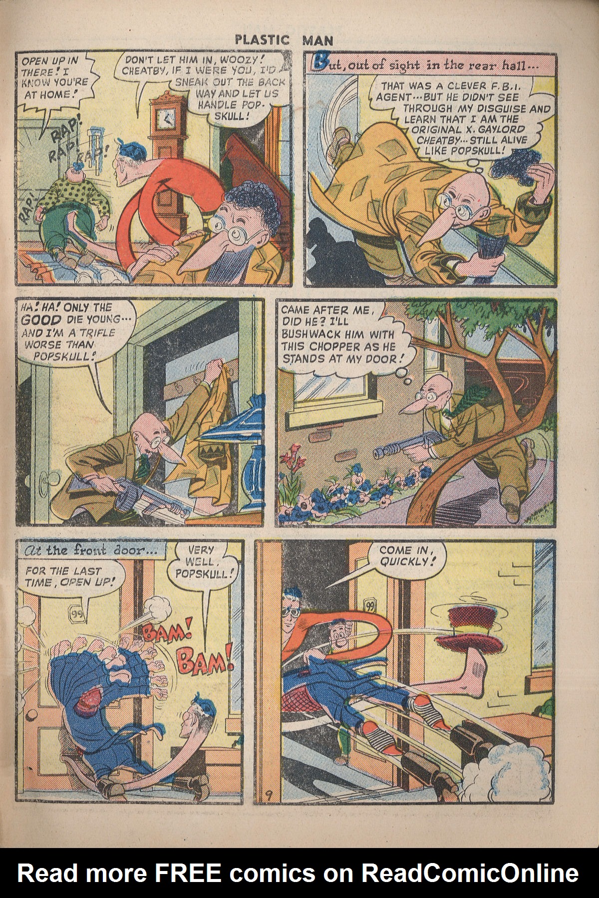 Read online Plastic Man (1943) comic -  Issue #18 - 32