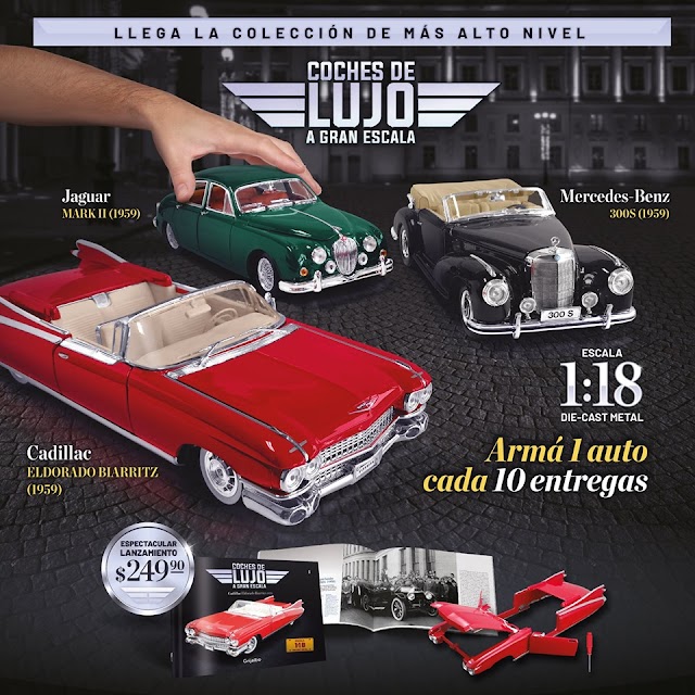 Coches de lujo a gran escala 1/18 Penguin Random House Argentina