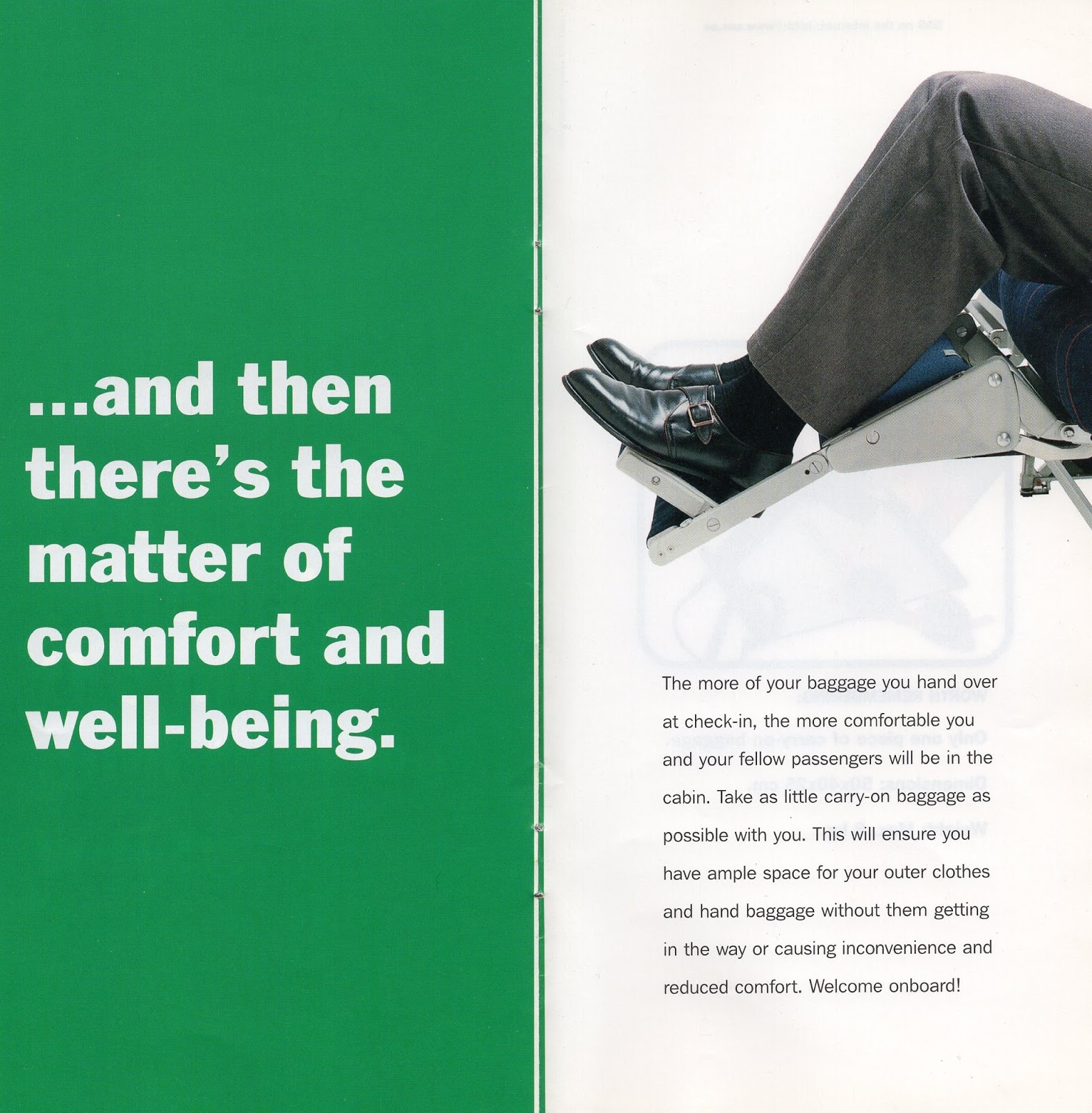 Airline memorabilia SAS "Do you also feel there is too much hand