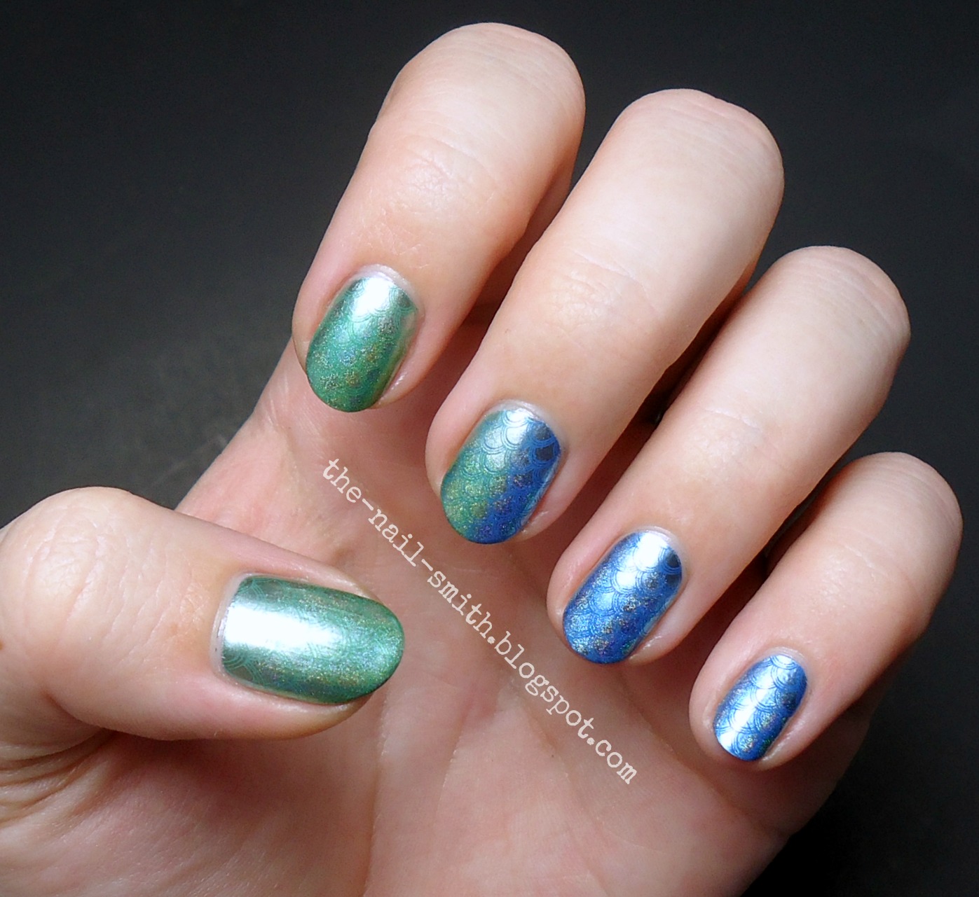 The Nail Smith: Subtle Mermaid Nails