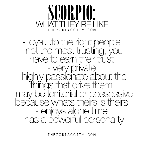 Scorpio: What They're Like | Scorpio Quotes