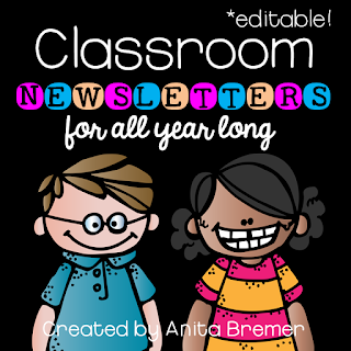 Editable monthly newsletters to communicate with parents about what is happening in the classroom #newsletters #classroom #classnews #classnewsletters #backtoschool #teacher #education #classresources #kindergarten #firstgrade #1stgrade #2ndgrade