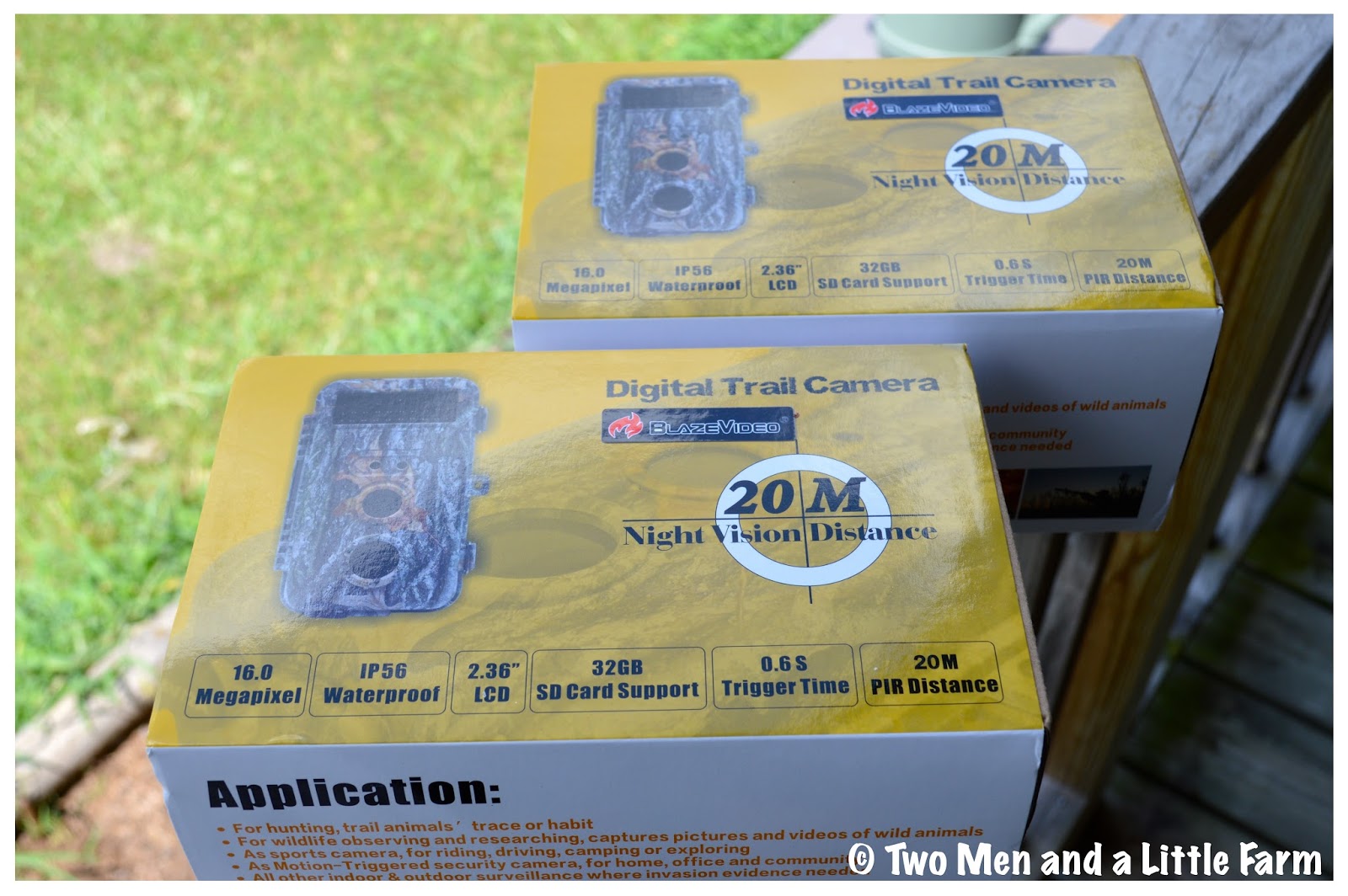 Two Men and a Little Farm WE HAVE TRAIL CAMERAS