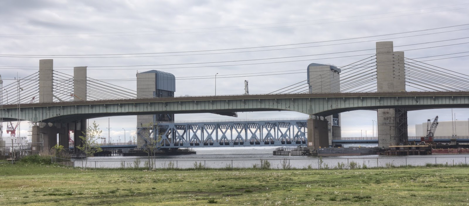 Life, On A Bridged "Q" Bridge, New Haven, CT