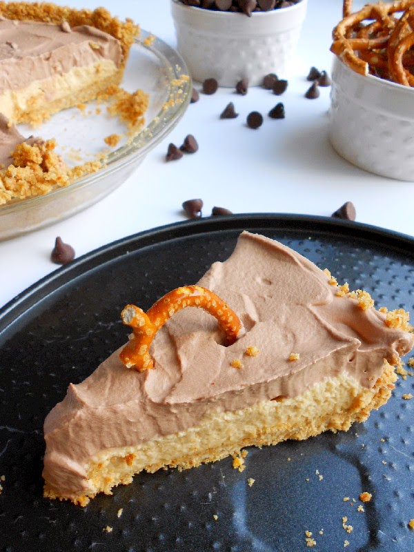 NoBake Chocolate Peanut Butter Pretzel Pie Confessions of a