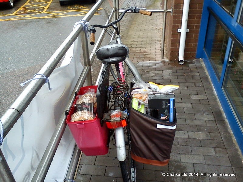 Second Gear BikeBins hardsided locking panniers approaching the seven year mark!