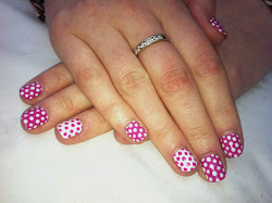 polka shellac nail pink dots cnd pop manicures polish dot dotty moment comes still re nailart