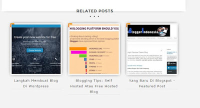 menampilkan related post di bawah postingan di blogspot